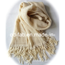 Hot Sale 100% Hemp Scarf /Shawl with Tassels (PHS-100)